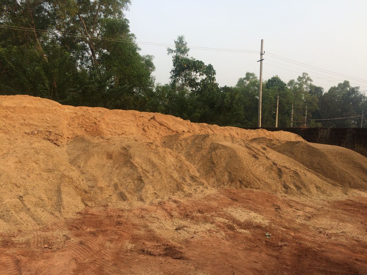 Illegal sand store at Uppoor seized, case registered against accused Ansar Ahmed, President of KRV, Udupi district